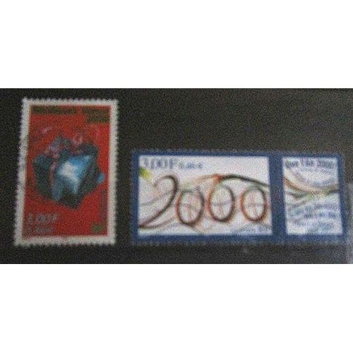 1999. Série Complète F3290 Et F3291 "Meilleurs Voeux 2000"