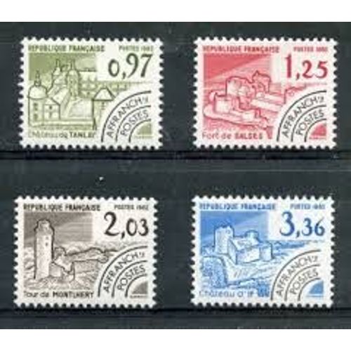 Les Mois De L'année (1) Série Complète Année 1985 Timbres Préoblitérés N° 186 187 188 189 Yvert Et Tellier Luxe