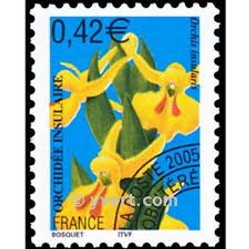 Orchidée (4) : Orchidée Insulaire Année 2005 Timbre Préoblitéré N° 249 Yvert Et Tellier Luxe