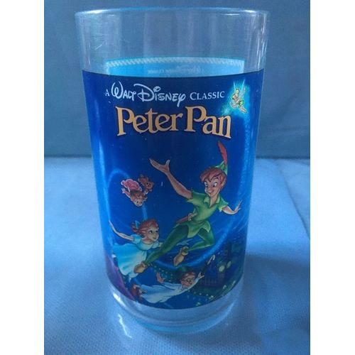 Verre Disney Peter Pan ( Beau Plastique Rigide )