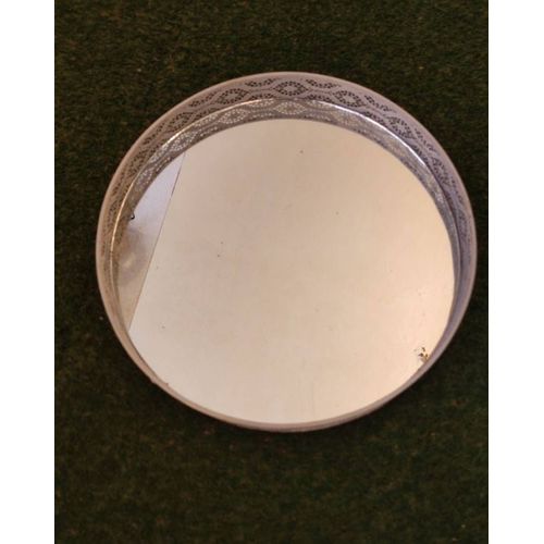 Plateau En Métal Miroir
