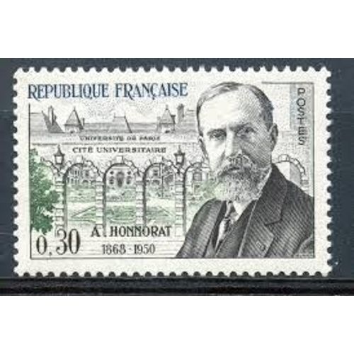 10ème Anniversaire De La Mort D'andré Honnorat Année 1960 N° 1277 Yvert Et Tellier Luxe