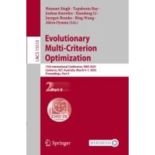 Evolutionary Multi-Criterion Optimization
