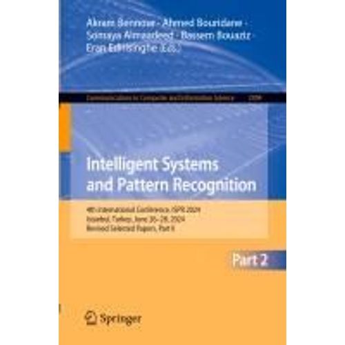 Intelligent Systems And Pattern Recognition