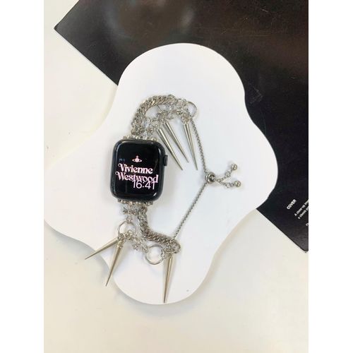 Convient Pour Apple Watch 67e Génération Niche Haut De Gamme Punk Cross Series Ins Bracelet De Montre Apple S8-Série Punk Cross - Pointe Croisée - 38 Mm/40 Mm/41 Mm