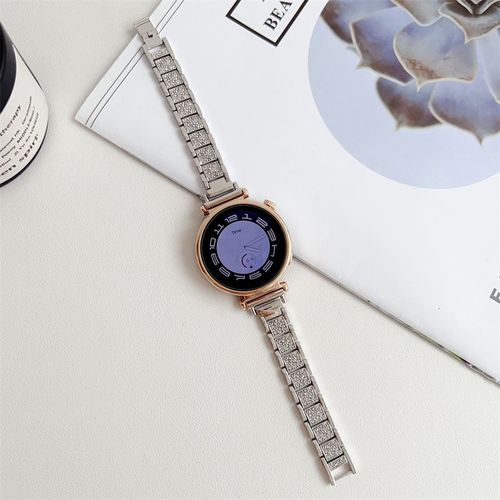 Applicable À Huawei Watch43pro Nouvelle Taille En Métal Femme Gt2 Sports D'été Gt1 Respirant Avancé Flash Diamant-Diamant Ultra-Fin Et Argent - Applicable : Huawei Gt2 (46 Mm) Gt2e 22 Mm
