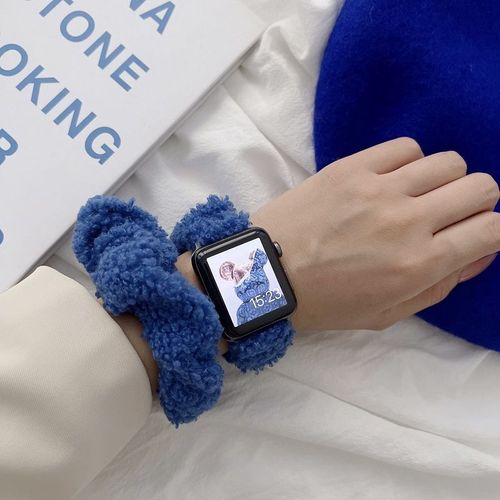 Nouvelle Série Klein Blue Adaptée À L'apple Watch 8, Bracelet De Montre Apple 7 S9s8654 Génération Se Modèle Féminin-Bandeau Pour Cheveux - 42 Mm/44 Mm/45 Mm/49 Mm