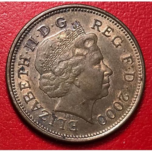 2 Pence - Elizabeth Ii 4e Effigie - 2000 - Royaume Uni