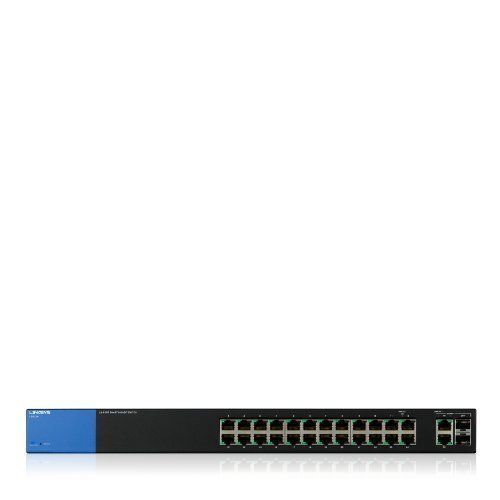 Linksys Business Smart LGS326 - Commutateur - Géré - 24 x 10/100/1000 + 2 x SFP Gigabit combiné - Montable sur rack - AC 100/230 V