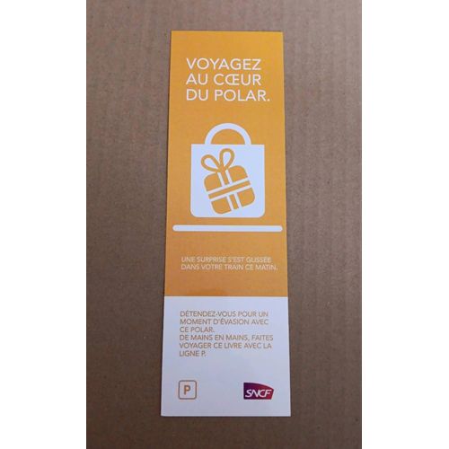 Marque-Page - Voyagez Au C?ur Du Polar - Sncf