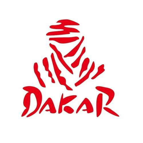 Autocollant De Voiture De Jeu De Rallye Dakar 11x11cm,Murs D'ordinateur Portable,Film Vinyle,Décalcomanie,Accessoires De Réglage De Voiture-1pc-Glossy Rouge