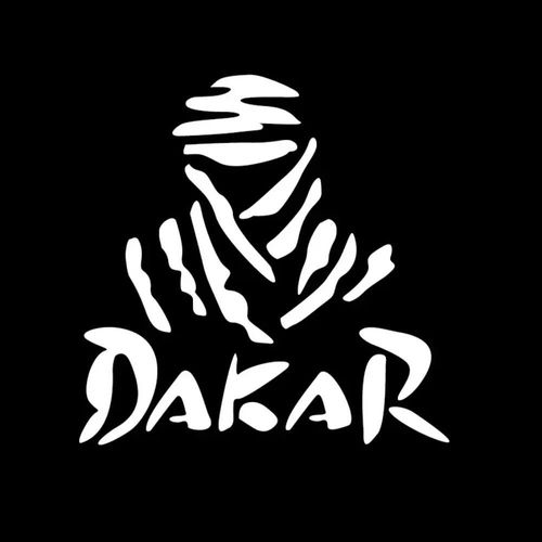 Autocollant De Voiture De Jeu De Rallye Dakar 11x11cm,Murs D'ordinateur Portable,Film Vinyle,Décalcomanie,Accessoires De Réglage De Voiture-1pc-Glossy Blanc