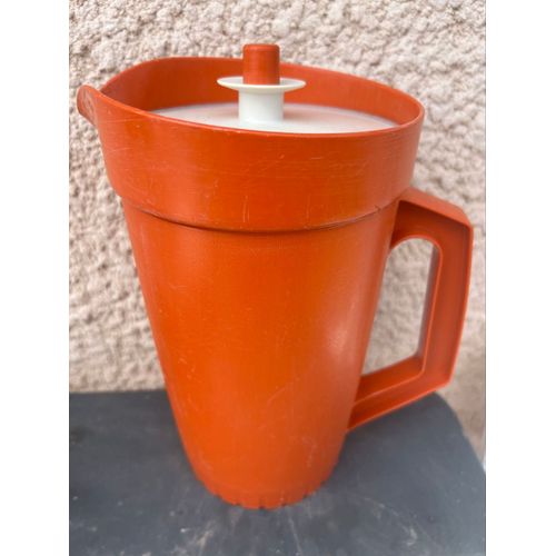 Pichet Tupperware Vintage 2 Litre Orange 