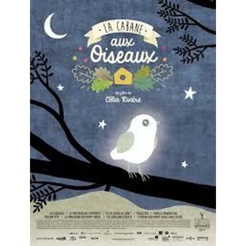 La Cabane Aux Oiseaux - 9 Courts Métrages : Les Oiseaux, Le Popotin De L'hippopo, Tu Te Crois Le Lion ?, Poucette, Papa À Grands Pas, Sur Ma Tête... - Affiche Originale De Film Format 120 X 160 Cm