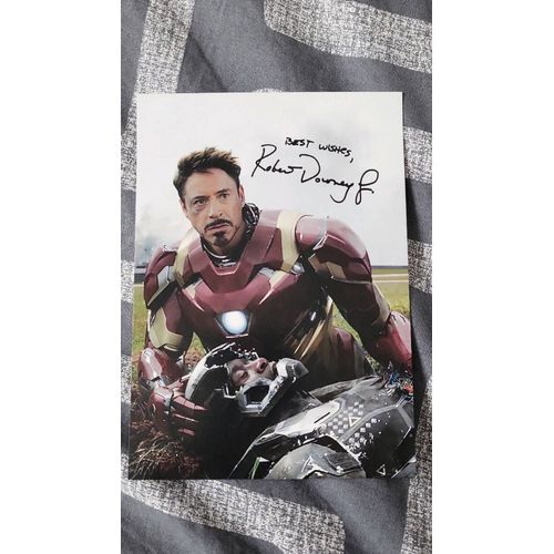 Dedicasse De Robert Downey Jr. Authentique