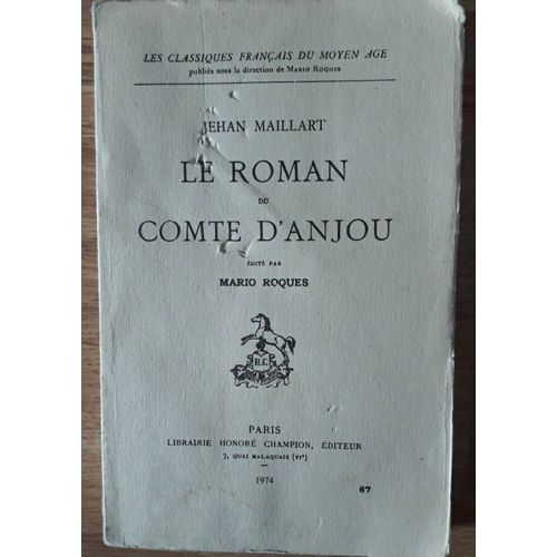 Le Roman Du Conte D'anjou
