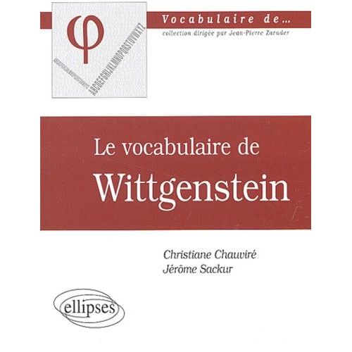 Le Vocabulaire De Wittgenstein