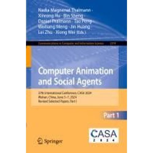 Computer Animation And Social Agents