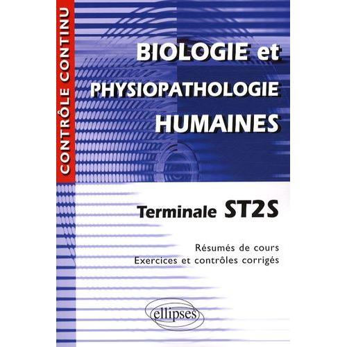 Biologie Humaine Et Physiopathologie Humaines, Terminale St2s