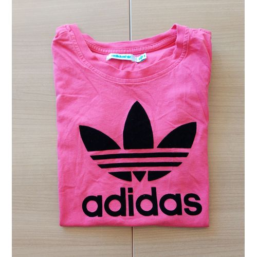 T-Shirt Rose Femme Taille 34 Marque Adidas