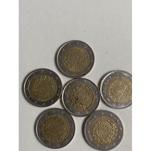 Lot De 6 Pieces De 2€