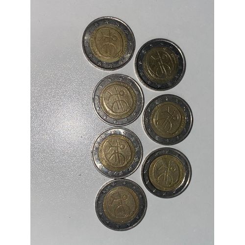 Lot De 7 Pieces De 2€ Rares