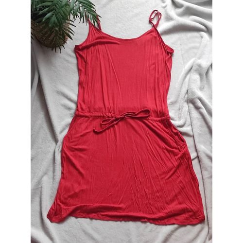 Robe Courte Rouge Kiabi Taille L