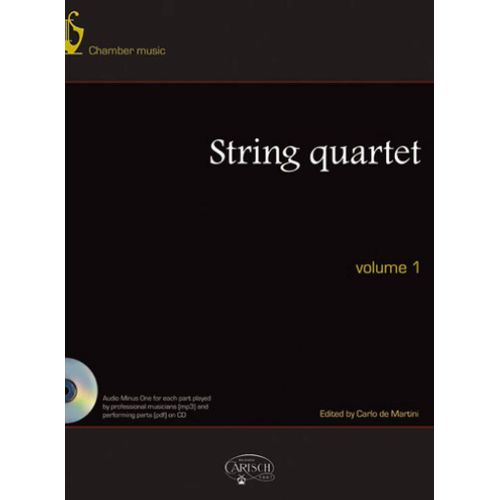 String Quartet Anthology (Martini) - Recueil Avec Cd Quatuor À Cordes Carmk17558 9788850716753