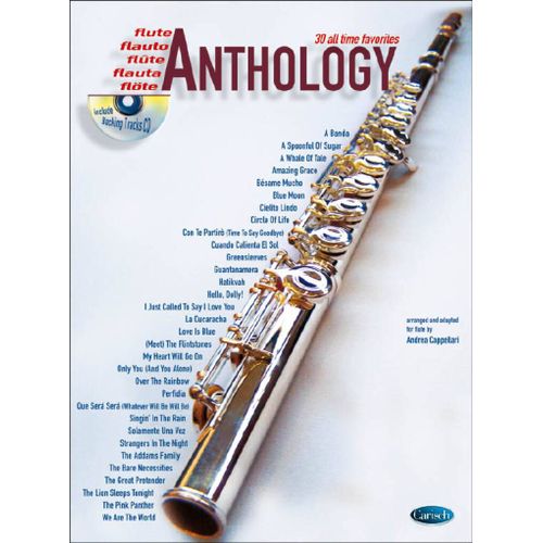 Andrea Cappellari : Anthology Flute Vol. 1 - Recueil Avec Cd Flûte Traversière Carml2677 9788850711017