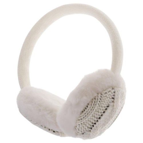 Cache-Oreilles Blancs Chics Avec Bandeau Réglable Et Doublure En Fausse Fourrure Pour Une Chaleur Et Un Style Hivernaux