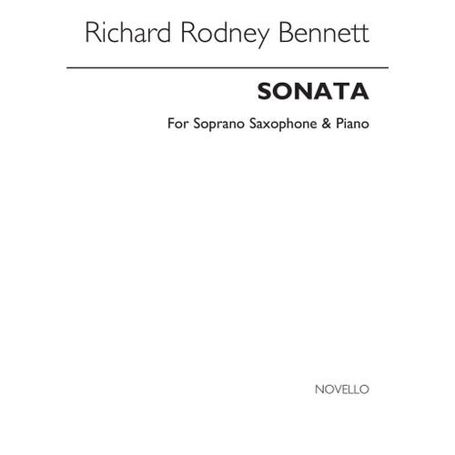 Richard Rodney Bennett : Sonata For Soprano Saxophone And Piano - Recueil Tenor Saxophone, Soprano Saxophone, Piano Accompaniment Musnov120760 9780853603375