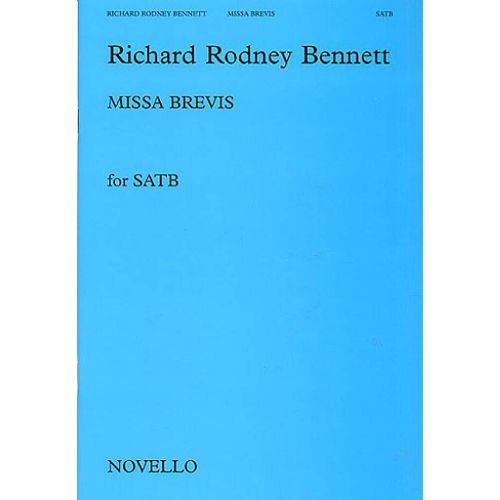 Richard Rodney Bennett : Missa Brevis - Recueil Satb Musnov290711 9781844497577