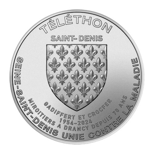 Monnaie De Paris - Téléthon - Blason Saint-Denis - Gadiffert Et Crocfer - 1954-2024