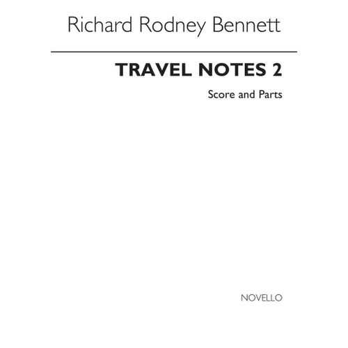 Richard Rodney Bennett : Travel Notes For Woodwind Quartet - Book 2 - Recueil Wind Ensemble Musnov120518