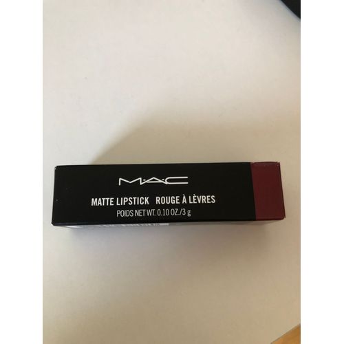 Rouge À Lèvre Matte Mac, Teinte 630 D For Danger Bordeaux