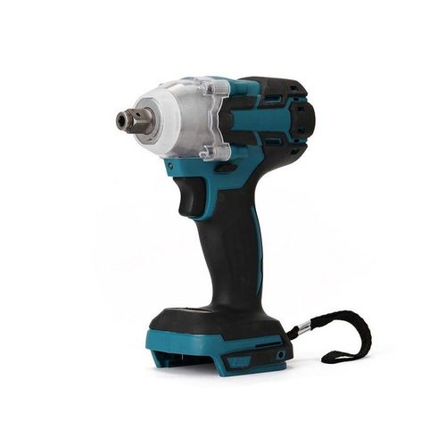 Clé à chocs Makita 18 V, couple de 700 Nm, 3 000 tr/min, compatible avec batterie au lithium, portative, noire et bleue