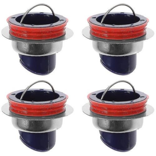Clapet anti-retour professionnel pour siphon de sol - ABS durable, compatible 39-45 mm, débit 36 l/min, lot de 4