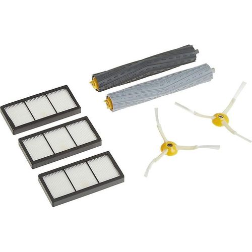 Kit de nettoyage complet pour robots Roomba 800 et 900 : 3 filtres AeroForce, 2 brosses latérales, 1 extracteur.