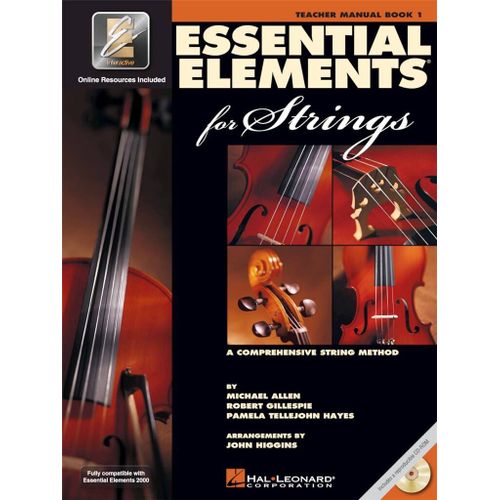 Essential Elements For Strings - Book 1 With Eei Teacher's Manual - Recueil Avec Cd-Rom Teacher's Manual Hl00868048 9780634038167