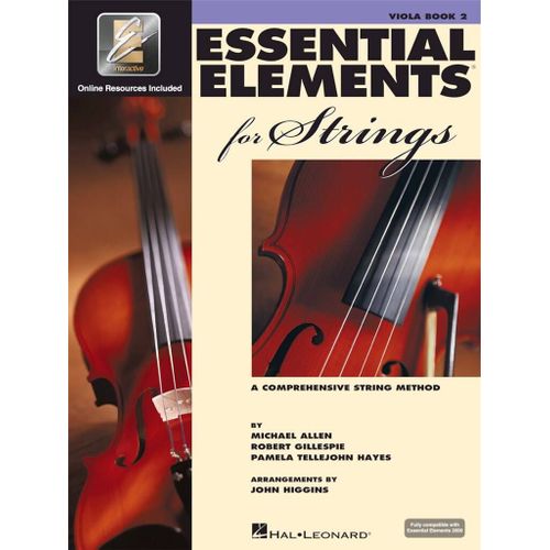 Essential Elements 2000 For Strings - Book 2 - Recueil Avec Support(S) En Ligne Viola Hl00868058 9780634052668