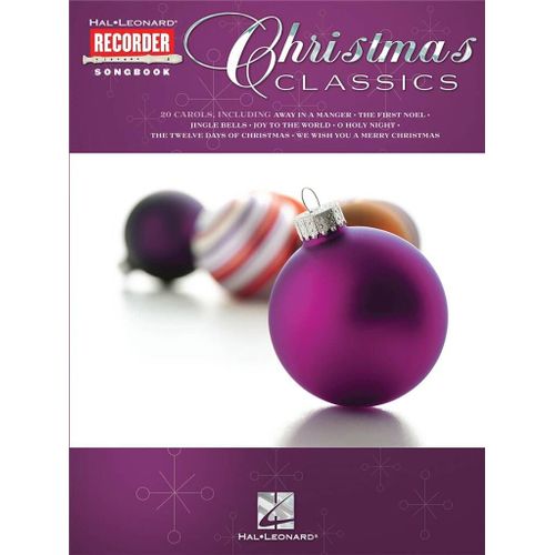 Christmas Classics - Recueil Flûte À Bec Hl00710054 9781423494799