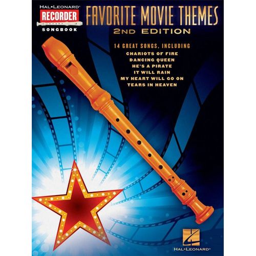 Favorite Movie Themes - Recueil Flûte À Bec Hl00841306 9780793591930