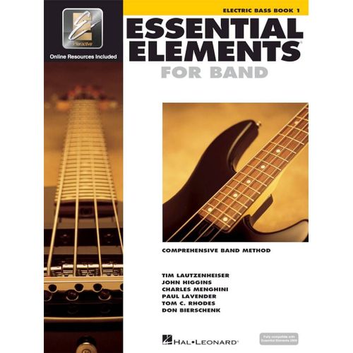 Essential Elements For Band - Book 1 - Bass Guitar Comprehensive Band Method - Recueil Avec Support(S) En Ligne Guitare Basse Hl00862581 9780634003264