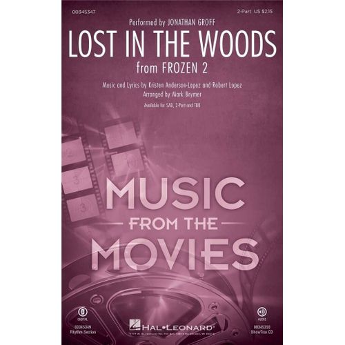 Kristen Anderson-Lopez_Robert Lopez : Lost In The Woods From Frozen 2 - Partitions Pour Chorales 2-Part Choir Hl00345347