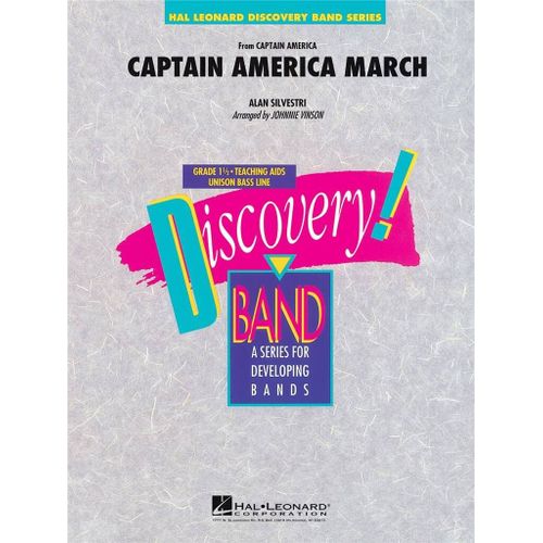 Alan Silvestri : Captain America March - Set Concert Band/Harmonie Hl04004169