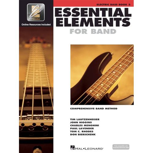 Essential Elements For Band - Book 2 With Eei Comprehensive Band Method - Recueil Avec Support(S) En Ligne Guitare Basse Hl00862603 9780634013003