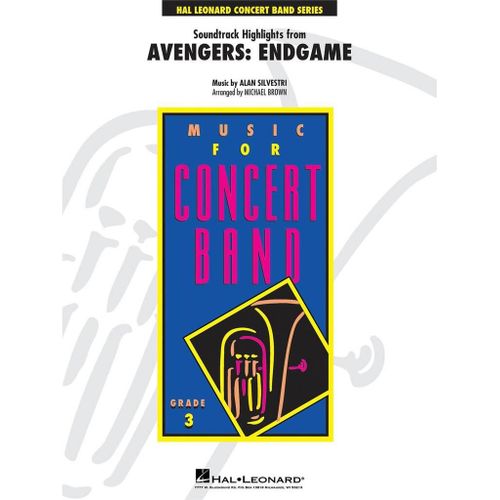 Alan Silvestri : Soundtrack Highlights From Avengers: Endgame Soundtrack Highlights From - Set Concert Band/Harmonie Hl04006062 9781540060266