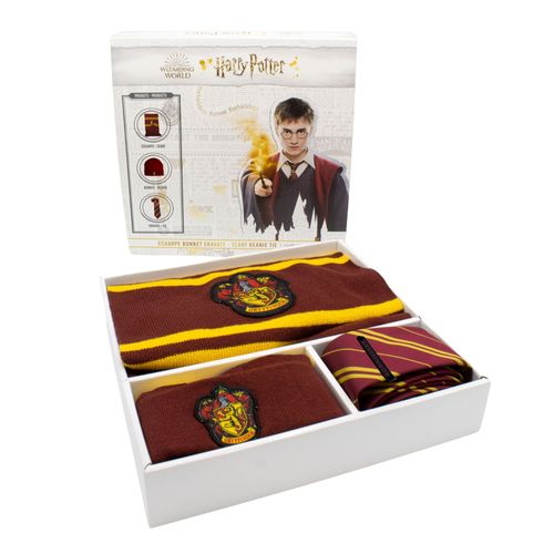 Harry Potter - Coffret Bonnet - Echarpe - Cravatte - Pince Cravatte G