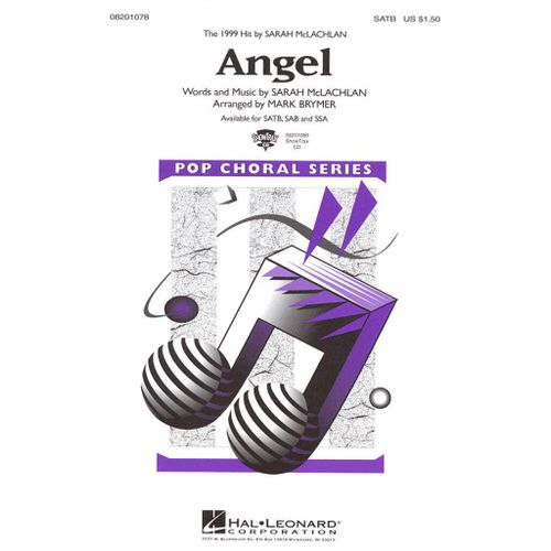 Sarah Mclachlan : Angel - Partitions Pour Chorales Satb Hl08201078