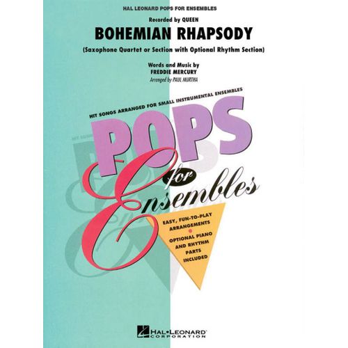 Freddie Mercury : Bohemian Rhapsody - Set Quatuor De Saxophones Hl04157710